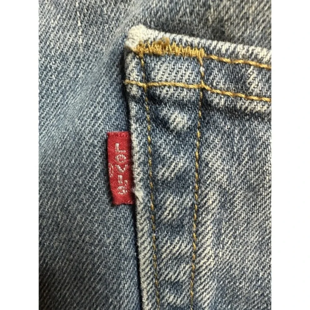 Vintage Levis 550 Relaxed Fit‎ Jeans Mens 42x32 (40x31) Medium Wash Blue Denim